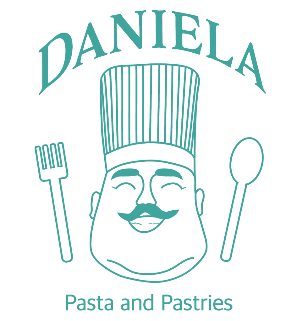 Logo for Daniela - Smiling chef