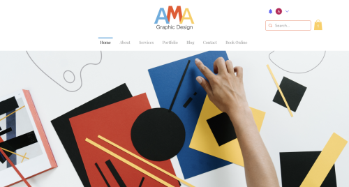 AMA Graphic Design Homepage